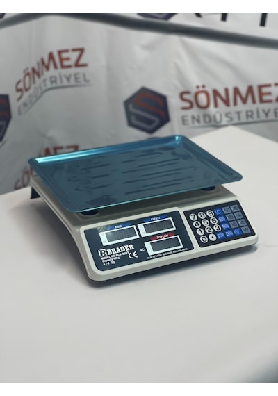 Sönmez Endüstriyel Elektronik Terazi Market Manav Terazi 40 Kg Tartım Terazi