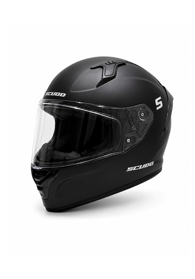 Scudo S Full Face Kapalı Motosiklet Kaskı Ece 22.06 Sertifikalı Mat Siyah