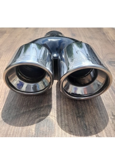 76 LIK ÇİFTLİ KROM İÇİ DOLU SOL ÇIKIŞLI 76 MM ÇİFTLİ KROM SOL