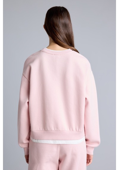 Defacto Relax Fıt Sweatshirt H2149ax26wnpn38 Pembe-pn38