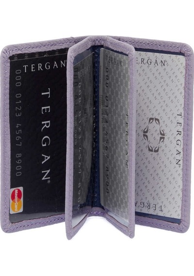 Tergan Açık Mor Deri Unisex Kredi Kartlık - S1kk00001601-p5m Mor