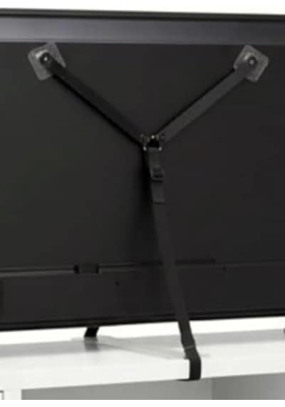 Tr Vidasız Montajsız Kendinden Yapışkanlı Lcd Tv Kemeri Çoçuk Y Tipi Deprem Koruma Güvenlik Askısı