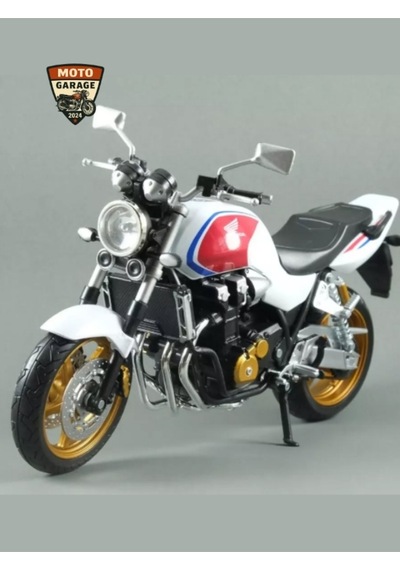 Honda Cb1300 F Beyaz & Kırmızı 1:12 Diecast Motosiklet Modeli Automaxx Premium Lisanslı