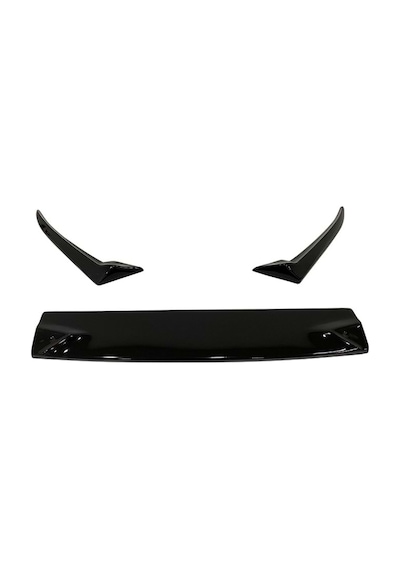 Vw Golf 6 R Ön Lip Piona Black 3 Prç Abs Plastik 2008 - 2012
