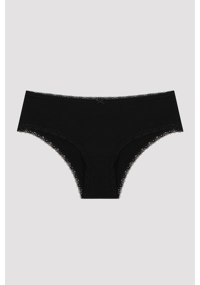 Penti Daily Lace 3'lü Pamuklu Gri Hipster Külot