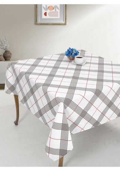 Menderes Home Cotton Collection Döşemelik Masa Örtüsü Grey Red