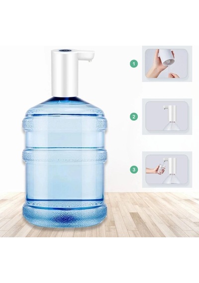 Buffer Usb İle Şarj Olabilen Beyaz Damacana Pompası 1200 Ma Çok Renkli