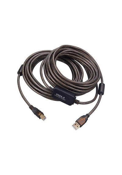 Pm-29486 Şeffaf Chipset 10 Metre Usb 2.0 Yazıcı Kablosu