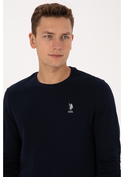 U.S. Polo Assn. Erkek Regular Fit Bisiklet Yaka Lacivert Sweatshirt 50310310-VR033 U.S. Polo Assn. Erkek Regular Fit Bisiklet Yaka Lacivert Sweatshirt 50310310-VR033