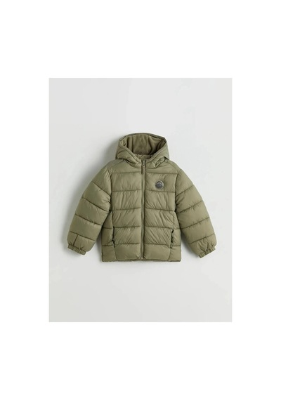 LC Waikiki Lcw Kidshaki Kapüşonlu Erkek Çocuk Şişme Mont Lıght Khakı