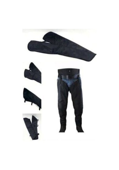 Yclshop Motosiklet Pantolon Üstü Su Geçirmez Askılı Pantolon
