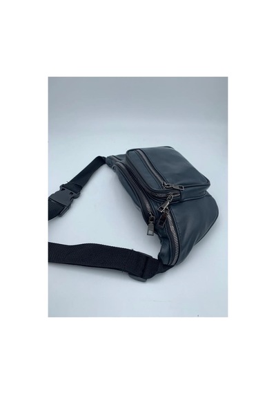 Nahitatyana Unisex Lacivert Çok Cepli Hakiki Deri Freebag Bel Çantası Lacivert - 121763658 Lacivert