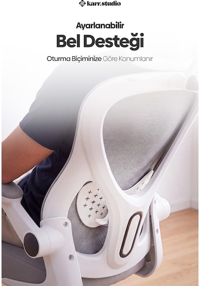 Oslo Ergonomik Çalışma Sandalyesi - Gri