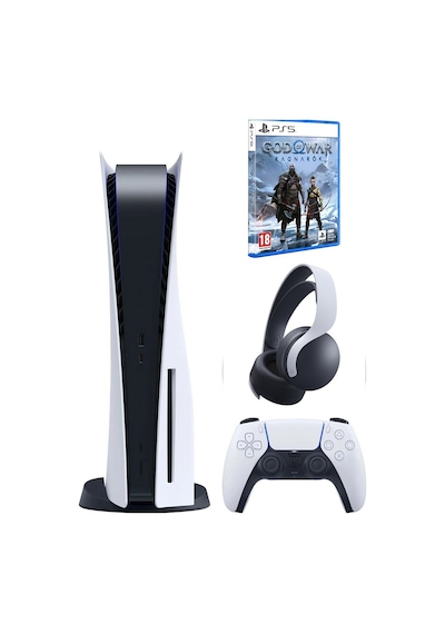 Sony Playstation 5 PS5 Konsol + Pulse 3D Kulaklık + PS5 God Of War Ragnarok (İthalatçı Garantili)