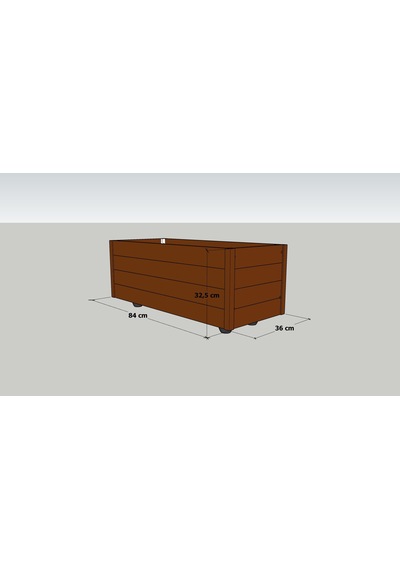 Mandu 84 x 36 CM Dekoratif Ahşap Saksı Mandu 84 x 36 CM Dekoratif Ahşap Saksı