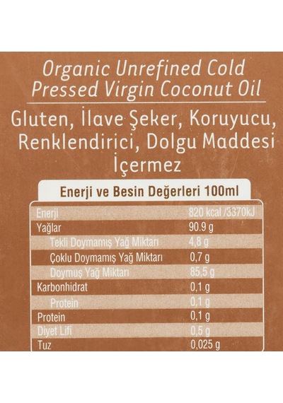 Lexroo Organik Hindistan Cevizi Yağı 200 Ml