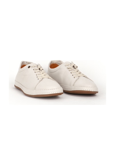 Dericlub Erkek Bağcıklı Comfort Casual Ayakkabı Gerçek Deri Fr 245531 Bej