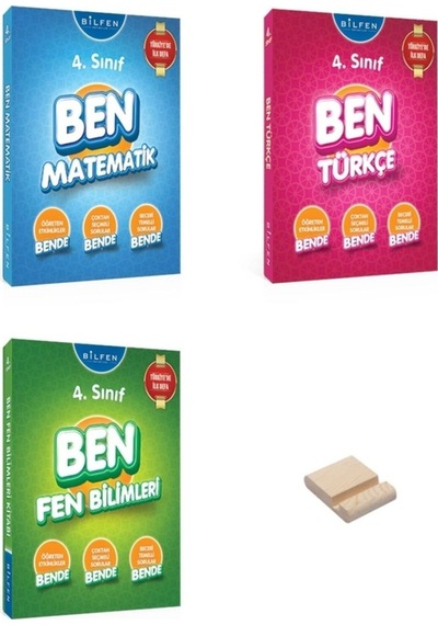 4. Sınıf Ben Serisi Etkinlikli Konu Özetli Matematik Türkçe Ve Fen 3lü Set Soru Bankası