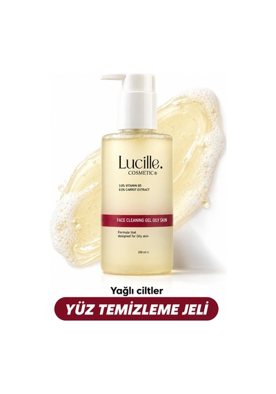 Lucille Yağlı Ciltler İçin Vegan Yüz Yıkama Jeli B5 Vitaminli