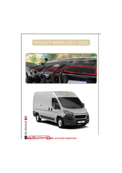 Peugeot Boxer 2017 - 2021torpido Koruma Halısı Bej Kenar