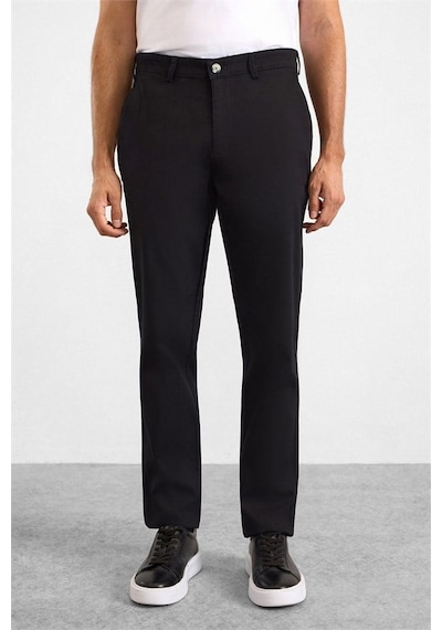 Süvari Siyah Regular Casual Pantolon Spn2016600004-s09