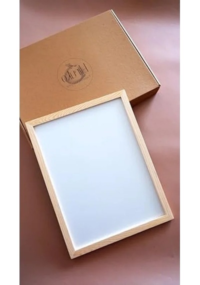 Premium Kalite 21x30 Cm A4 Ahşap Çerçeve, Siyah Ve Beyaz