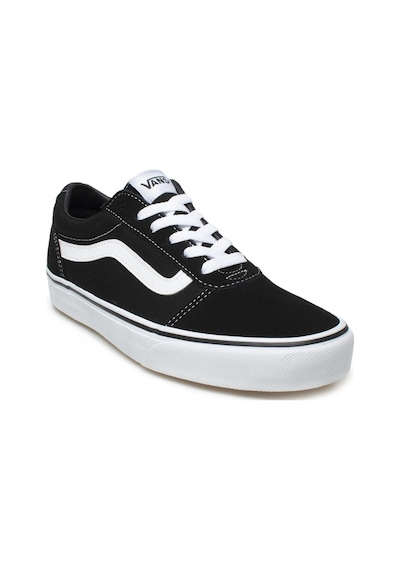 Vans VN0A36EMC4R1 MN Ward Suede Canvas Ayakkabı Beyaz - Siyah Vans VN0A36EMC4R1 MN Ward Suede Canvas Ayakkabı Beyaz - Siyah