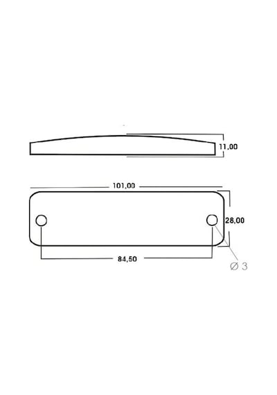 Ahmet Otomotiv 10 Adet Çift Sıra Parmak Led Sarı Renk 10cm 16 Led