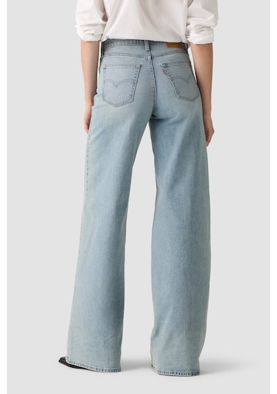 Levi's 728 Hr Wide Leg Headwinds Ahead Light Indigo Kadın Jean-24636 Açık Mavi
