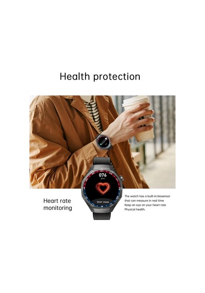 Amoled Ekran Akıllı Saat Dokunmatik Metal Kasa Kol Saati Smart Watch