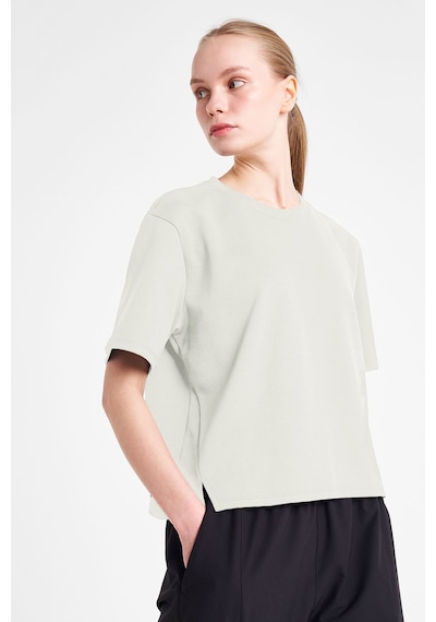 Lescon Kadın Kısa Kollu T-shirt 25n-2145 Beyaz
