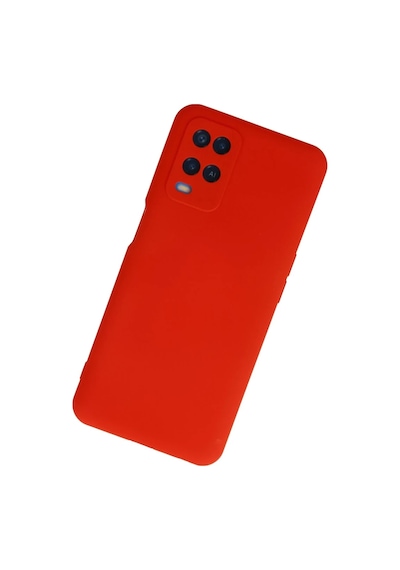 Oppo A54 4g Uyumlu Kılıf Nano İçi Kadife Silikon - Kırmızı
