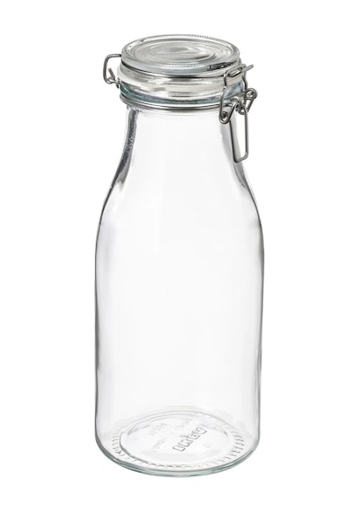 Ikea Korken Gıda Kavanozu 1000 Ml 23 Cm Şeffaf