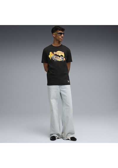 Puma F1 Belgium Erkek Siyah Günlük Stil T-shirt 63023001 1677494 SIYAH