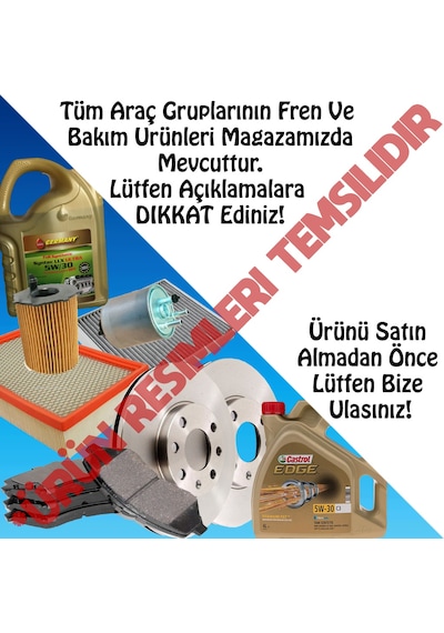 Bosch  - Peugeot 308 Ön Fren Balata 1.4-1.6-2.0 2007 ve Üstü