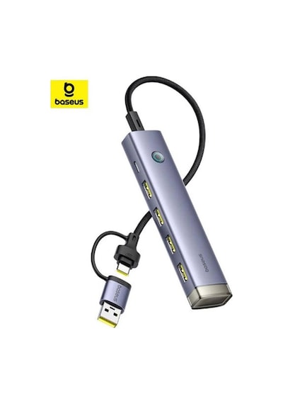 Baseus Ultrajoy 6-port Hub-uzay Grisi B00052802811-02