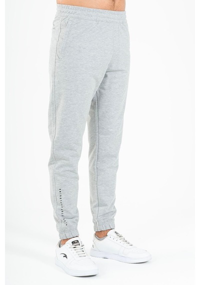 Maraton Sportswear Comfort Erkek Lastik Paça Basic Gri Melanj Eşofman Altı 21011-gri Melanj Gri Melanj
