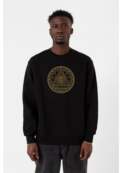 3 Body Problem Magnus Institute Siyah Erkek 2ip Sweatshirt 001