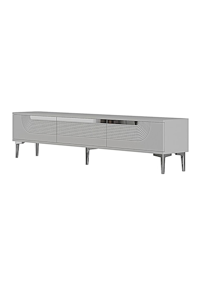 Tsa1805bs - Meyra Tsa180 Tv Stand, Tv Sehpası Ve Tv Ünitesi Beyaz-sılver 180cm