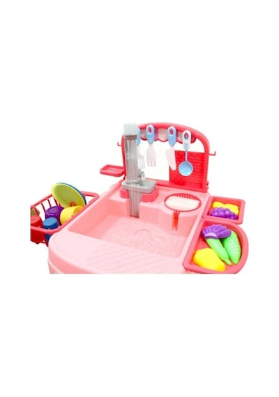 Galtoys Modern Çeşmeli Lavabo Oyun Seti Pilli Mutfak Oyuncak Bula