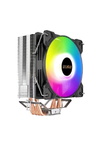 Strong M4-12xpro 12cm Rainbow 4 Bakir Kule Tipi Islemci Sogutucu