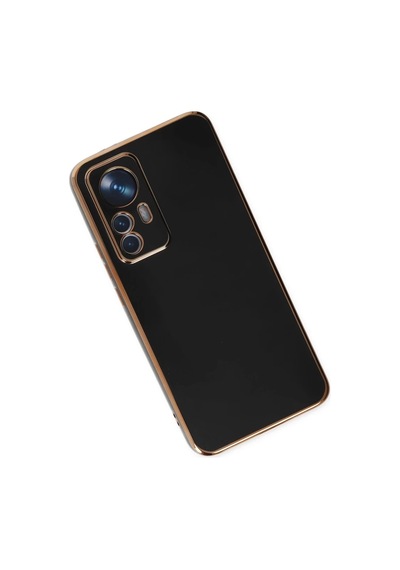 Xiaomi Mi 12t Pro Uyumlu Kılıf Volet Silikon - Siyah