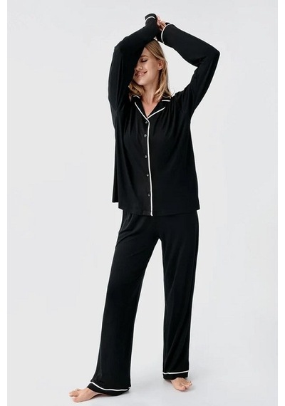 Artış Collection Artış 18207 Bayan Pijama Takımı Siyah