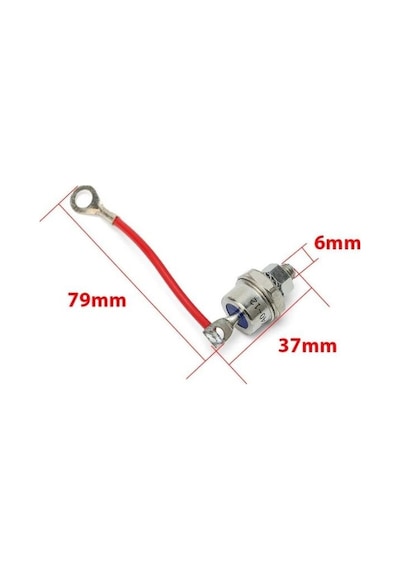 Zx40-12 40a 1200v Kablolu Metal Vidalı Diyot - Katot