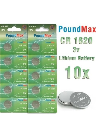 10 X 1620 Cr1620 Dl1620 3v Lityum Madeni Para Pilleri