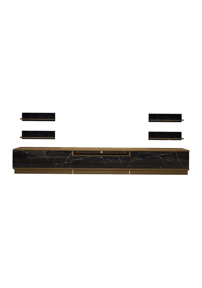 Decoraktiv Trendstyle 270rs Mdf Tv Ünitesi Tv Sehpası Pera - Siyah Mermer