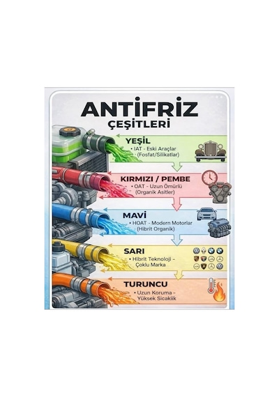 Rasch G12 Organik Radyatör Antifriz Mavi -40 - 3 Lt.