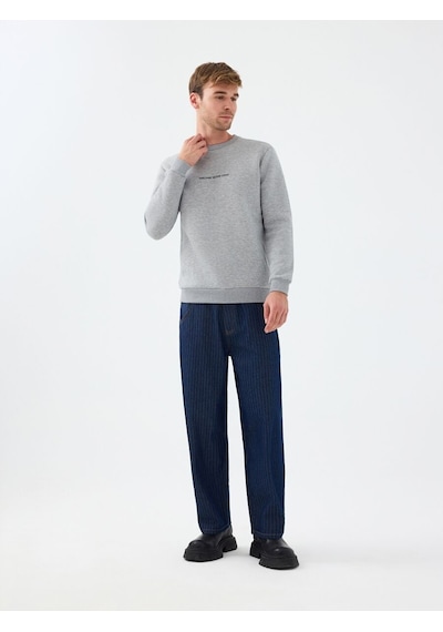 LOFT Regular Fit Erkek Sweatshirt Lf2041194 Q1.v1 Gri Melanj