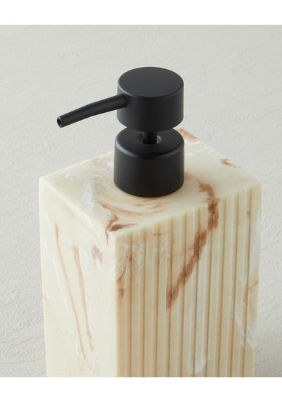 English Home Lydia Polyresin 3'lü Banyo Seti Naturel