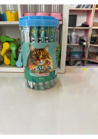 Kedi Atıştırmalık Somon-turna Yemiş Aromalı Ödül Kreması 30 X 15 Gr
